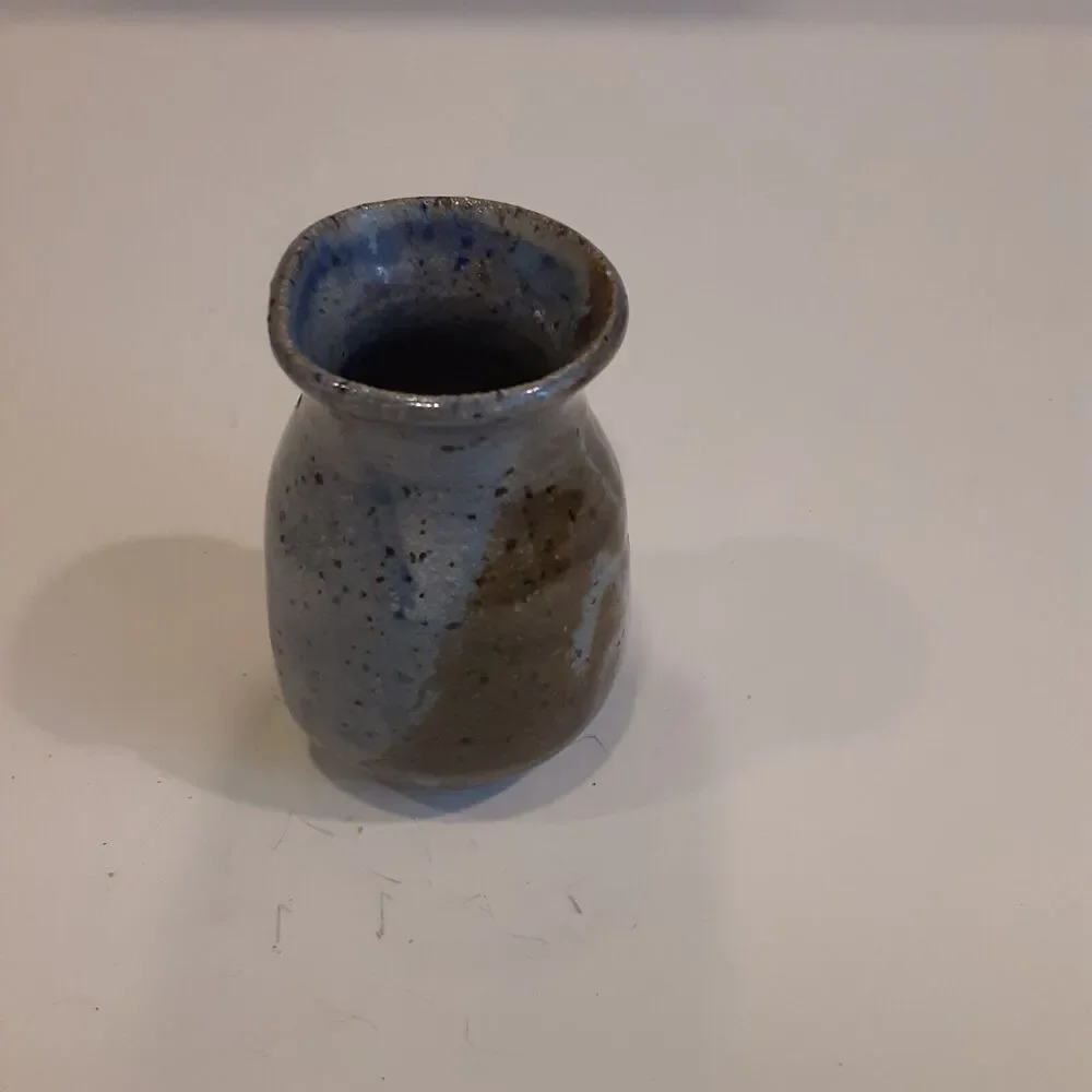 Miniature Handmade Stoneware Hanging Vase Versatile Decor Masculine